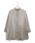 ebure（エブール）の古着「ウールサキソニーオーバーシルエットブラウス」｜グレー