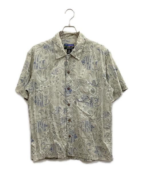 pataloha（パタロハ）pataloha (パタロハ) アロハシャツ グレー サイズ:Mの古着・服飾アイテム