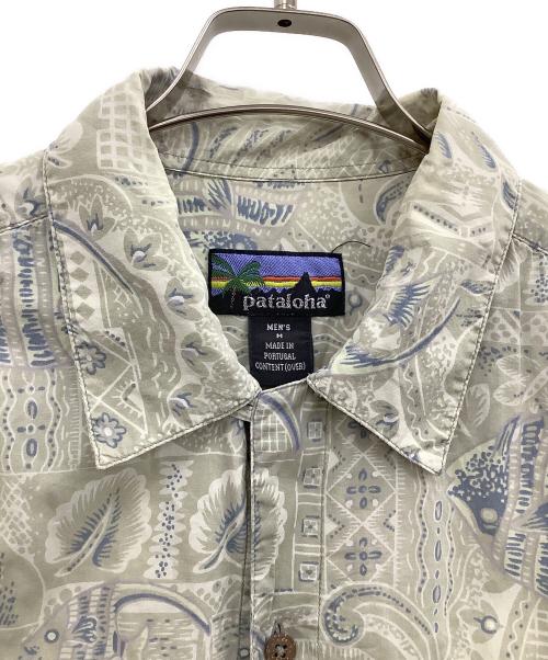 pataloha（パタロハ）pataloha (パタロハ) アロハシャツ グレー サイズ:Mの古着・服飾アイテム