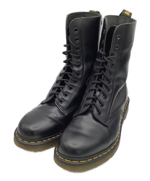 Dr.Martens（ドクターマーチン）Dr.Martens (ドクターマーチン) 10ホールブーツ ブラック サイズ:UK8の古着・服飾アイテム