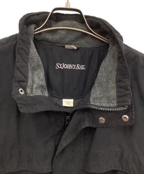 ST JOHN'S BAY（セントジョンズベイ）ST JOHN'S BAY (セントジョンズベイ) ジャケット ブラック サイズ:XLの古着・服飾アイテム
