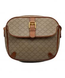 CELINE（セリーヌ）の古着「マカダム柄ショルダーポシェット」｜ベージュ