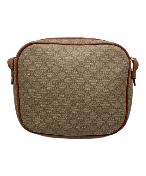 CELINE（セリーヌ）CELINE (セリーヌ) マカダム柄ショルダーポシェット ベージュ サイズ:−の古着・服飾アイテム