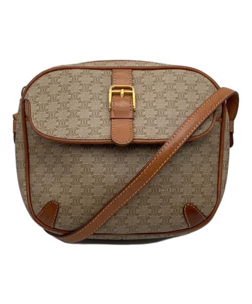 CELINE（セリーヌ）CELINE (セリーヌ) マカダム柄ショルダーポシェット ベージュ サイズ:−の古着・服飾アイテム