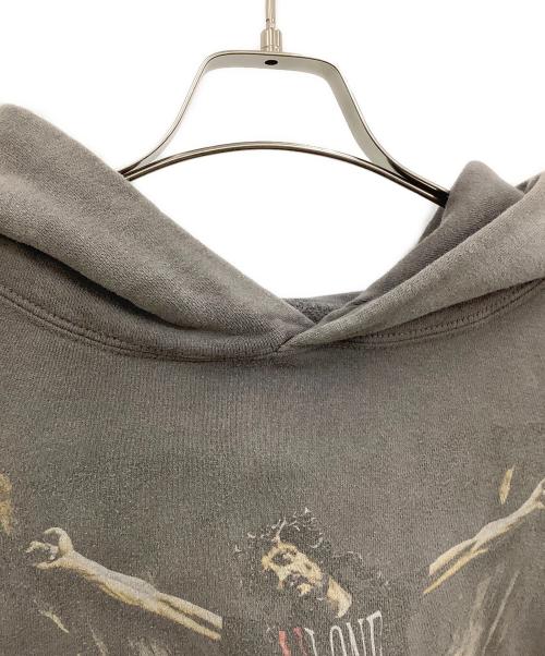 SAINT MICHAEL（セントマイケル）SAINT MICHAEL (セントマイケル) VLONE (ヴィーロン) プルオーバーパーカー チャコールグレー サイズ:XLの古着・服飾アイテム