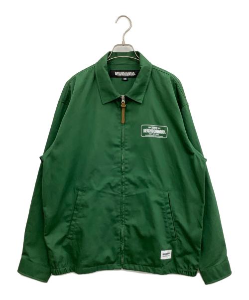 NEIGHBORHOOD（ネイバーフッド）NEIGHBORHOOD (ネイバーフッド) ワークジャケット グリーン サイズ:Lの古着・服飾アイテム