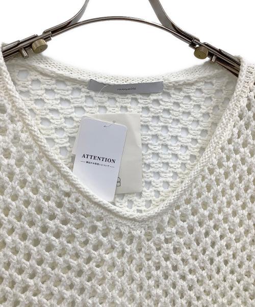 FRAMeWORK（フレームワーク）FRAMeWORK (フレームワーク) 厚手ニット ホワイト サイズ:Fの古着・服飾アイテム