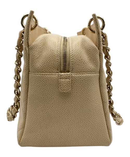 CHANEL（シャネル）CHANEL (シャネル) チェーンショルダーバッグ ベージュの古着・服飾アイテム