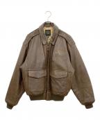 AVIREXアヴィレックス）の古着「A-2フライトジャケット」｜ブラウン