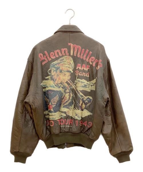 AVIREX（アヴィレックス）AVIREX (アヴィレックス) A-2フライトジャケット ブラウン サイズ:XSの古着・服飾アイテム