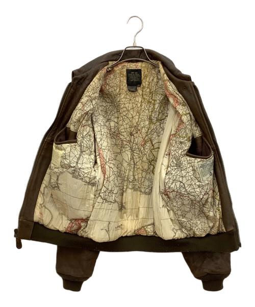 AVIREX（アヴィレックス）AVIREX (アヴィレックス) A-2フライトジャケット ブラウン サイズ:XSの古着・服飾アイテム