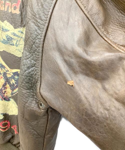 AVIREX（アヴィレックス）AVIREX (アヴィレックス) A-2フライトジャケット ブラウン サイズ:XSの古着・服飾アイテム