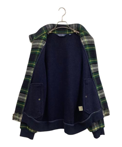 POLO GOLF（ポロ ゴルフ）POLO GOLF (ポロ ゴルフ) ジャケット グリーン×ブルー サイズ:Lの古着・服飾アイテム