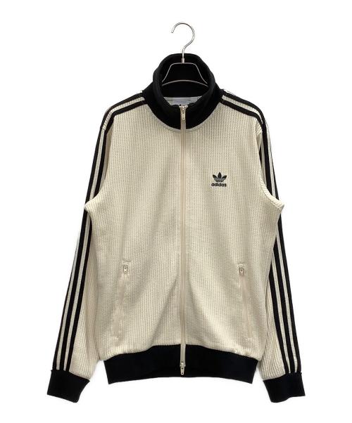 adidas（アディダス）adidas (アディダス) ワッフルクラシックトラックトップ アイボリー×ブラック サイズ:Mの古着・服飾アイテム