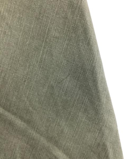 MADISON BLUE（マディソンブルー）MADISON BLUE (マディソンブルー) バックサテンマキシフレアスカート オリーブ サイズ:Mの古着・服飾アイテム