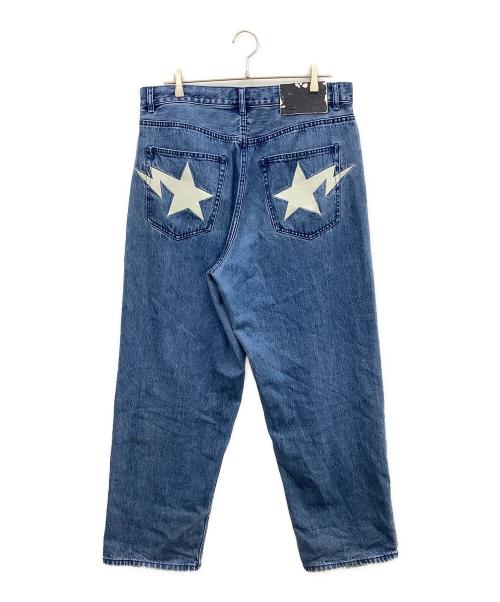 A BATHING APE（ア ベイシング エイプ）A BATHING APE (ア ベイシング エイプ) デニムパンツ インディゴ サイズ:XLの古着・服飾アイテム