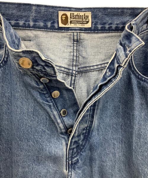 A BATHING APE（ア ベイシング エイプ）A BATHING APE (ア ベイシング エイプ) デニムパンツ インディゴ サイズ:XLの古着・服飾アイテム