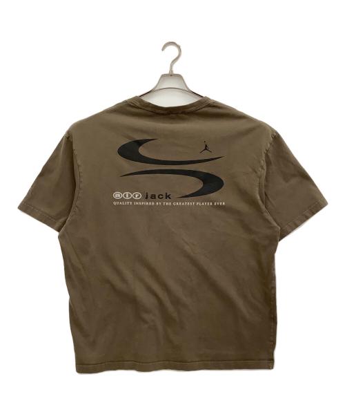 NIKE（ナイキ）NIKE (ナイキ) Travis Scott (トラヴィススコット) M J TS LOGO TEE ブラウン サイズ:XXLの古着・服飾アイテム