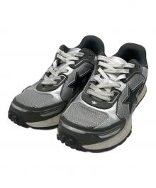 A BATHING APE（ア ベイシング エイプ）の古着「スニーカー」｜グレー×シルバー