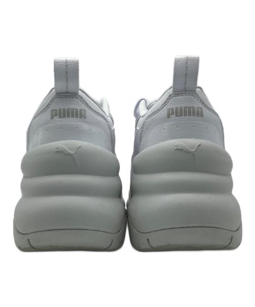 PUMA（プーマ）PUMA (プーマ) ローカットスニーカー ホワイト サイズ:24.5の古着・服飾アイテム