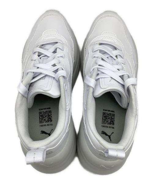 PUMA（プーマ）PUMA (プーマ) ローカットスニーカー ホワイト サイズ:24.5の古着・服飾アイテム