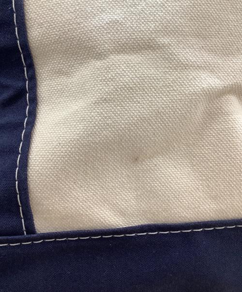 L.L.Bean（エルエルビーン）L.L.Bean (エルエルビーン) ボートアンドトートバッグ ブルー×アイボリー サイズ:−の古着・服飾アイテム