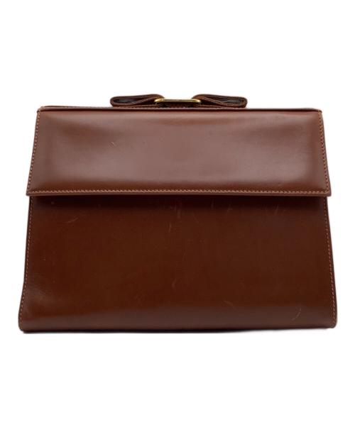 Salvatore Ferragamo（サルヴァトーレ フェラガモ）Salvatore Ferragamo (サルヴァトーレ フェラガモ) ショルダーバッグ ブラウン サイズ:−の古着・服飾アイテム