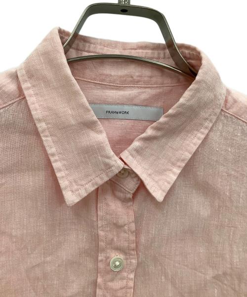 FRAMeWORK（フレームワーク）FRAMeWORK (フレームワーク) 長袖シャツ ピンク サイズ:−の古着・服飾アイテム