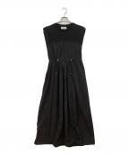 Adam et Ropeアダム エ ロペ）の古着「ノースリーブ・キャミソールワンピース」｜ブラック