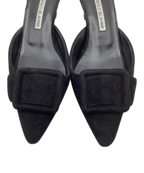 Manolo Blahnik（マノロブラニク）Manolo Blahnik (マノロブラニク) ミュール ブラック サイズ:37の古着・服飾アイテム