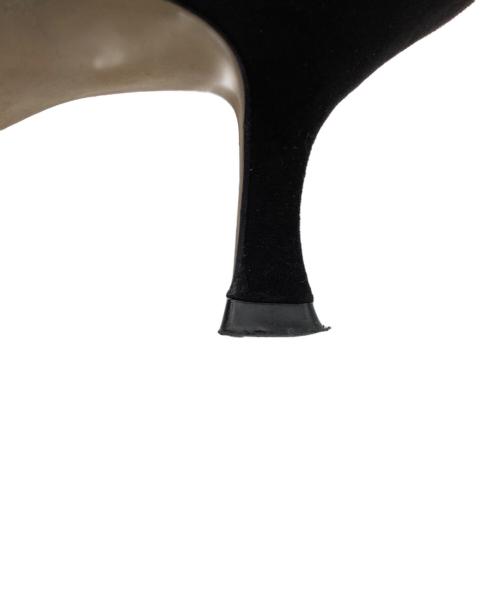 Manolo Blahnik（マノロブラニク）Manolo Blahnik (マノロブラニク) ミュール ブラック サイズ:37の古着・服飾アイテム