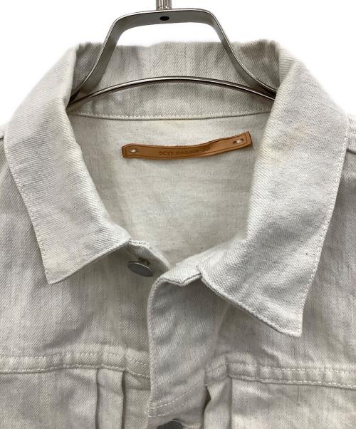 SCYE（サイ）SCYE (サイ) デニムジャケット アイボリー サイズ:38の古着・服飾アイテム