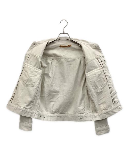 SCYE（サイ）SCYE (サイ) デニムジャケット アイボリー サイズ:38の古着・服飾アイテム
