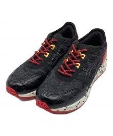 asics（アシックス）の古着「ローカットスニーカー」｜レッド×ブラック