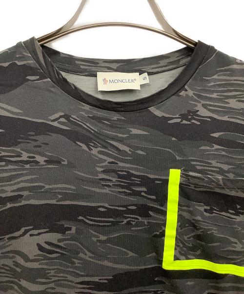 MONCLER（モンクレール）MONCLER (モンクレール) 半袖カットソー グレー サイズ:Sの古着・服飾アイテム