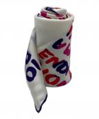 FENDIフェンディ）の古着「スカーフ」｜ホワイト×ピンク