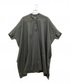 mizuiro-indミズイロインド）の古着「半袖ワンピース」｜チャコールグレー