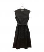 theory luxeセオリーリュクス）の古着「ノースリーブ・キャミソールワンピース」｜ブラック