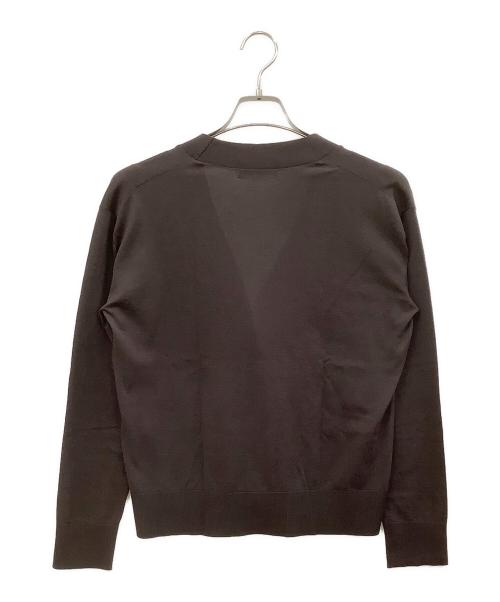 ebure（エブール）ebure (エブール) 薄手カーディガン ブラウン サイズ:−の古着・服飾アイテム