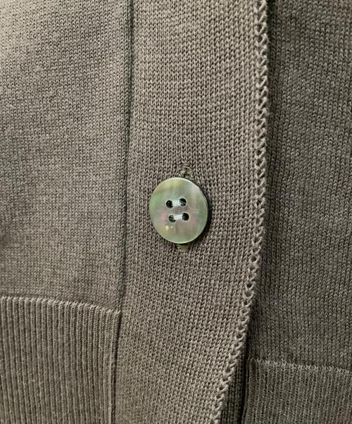 ebure（エブール）ebure (エブール) 薄手カーディガン ブラウン サイズ:−の古着・服飾アイテム