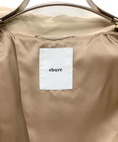 ebure（エブール）ebure (エブール) ステンカラーコート ベージュ サイズ:36の古着・服飾アイテム
