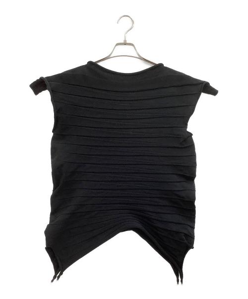 PLEATS PLEASE（プリーツプリーズ）PLEATS PLEASE (プリーツプリーズ) 薄手ニット ブラック サイズ:−の古着・服飾アイテム