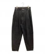 Hed Maynerヘド メイナー）の古着「プリーツタックワイドデニムパンツ」｜6ｘｓ