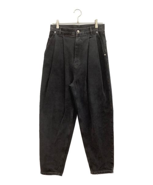 Hed Mayner（ヘド メイナー）Hed Mayner (ヘド メイナー) プリーツタックワイドデニムパンツ 6ｘｓ サイズ:XSの古着・服飾アイテム