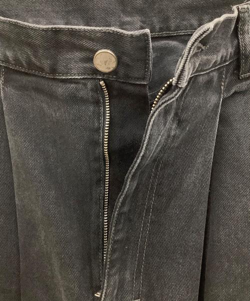 Hed Mayner（ヘド メイナー）Hed Mayner (ヘド メイナー) プリーツタックワイドデニムパンツ 6ｘｓ サイズ:XSの古着・服飾アイテム