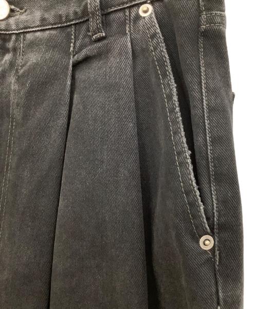 Hed Mayner（ヘド メイナー）Hed Mayner (ヘド メイナー) プリーツタックワイドデニムパンツ 6ｘｓ サイズ:XSの古着・服飾アイテム