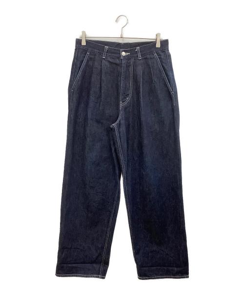 Graphpaper（グラフペーパー）Graphpaper (グラフペーパー) Selvage Denim Two Tuck Pants/Rigid インディゴ サイズ:1の古着・服飾アイテム