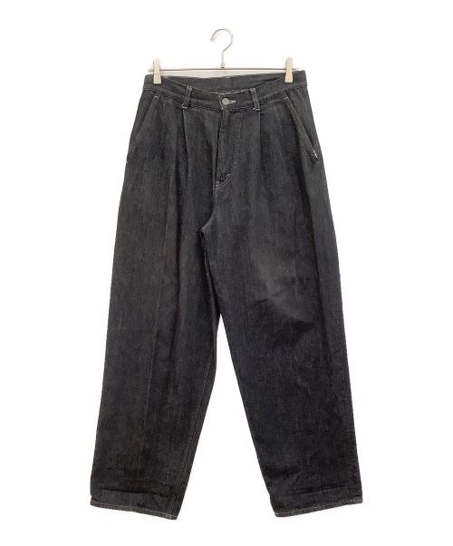 Graphpaper（グラフペーパー）Graphpaper (グラフペーパー) COLORFAST DENIM TWO TUCK PANTS インディゴ サイズ:1の古着・服飾アイテム