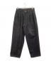 Graphpaper（グラフペーパー）の古着「COLORFAST DENIM TWO TUCK PANTS」｜インディゴ
