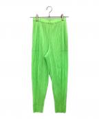 PLEATS PLEASEプリーツプリーズ）の古着「プリーツパンツ」｜イエロー